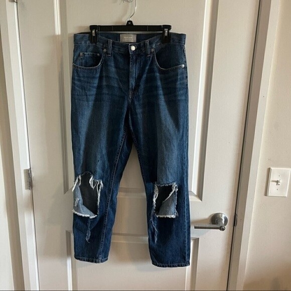 EVERLANE The Summer Jean Distressed High Sz 30